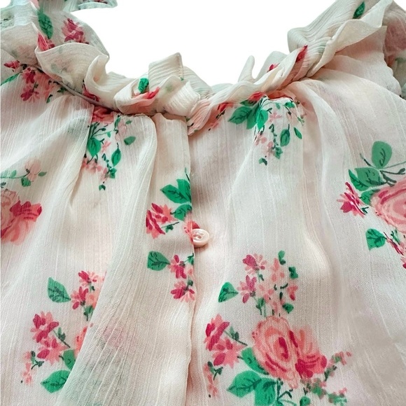 Janie & Jack | Floral Tiered Chiffon Dress (8) 💐 - Picture 8 of 10